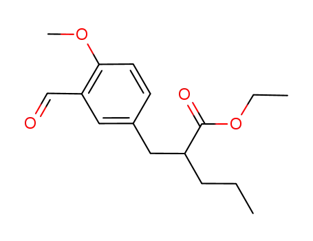 ethyl 2-[(3-formyl-4-methoxyphenyl)methyl]pentanoate