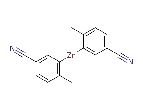 Zinc, bis(5-cyano-2-methylphenyl)-