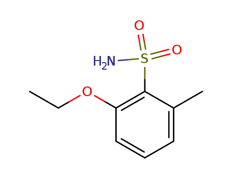 Molecular Structure of 187471-06-3 (Benzenesulfonamide, 2-ethoxy-6-methyl- (9CI))