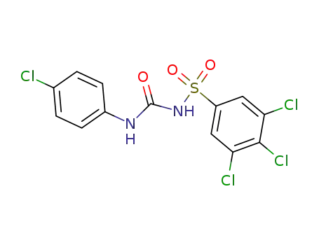 Benzenesulfonamide,
3,4,5-trichloro-N-[[(4-chlorophenyl)amino]carbonyl]-