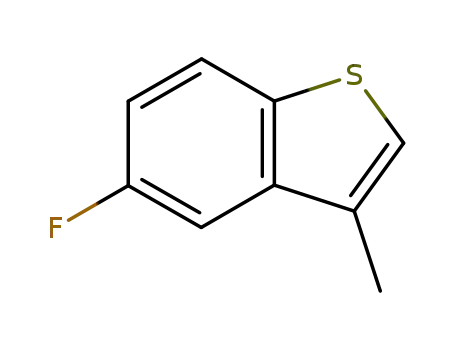 Molecular Structure of 17514-63-5 (5-FLUORO-3-METHYLBENZO[B]THIOPHENE)