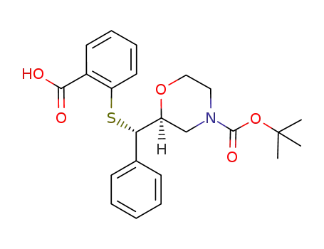 2-{(S)-[(S)-N-(tert-butoxycarbonyl)morpholin-2-yl](phenyl)methylsulfanyl}benzoic acid