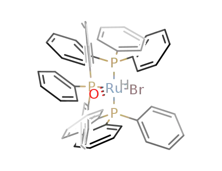 RuHBr(CO)[P(C<sub>6</sub>H<sub>5</sub>)3]3