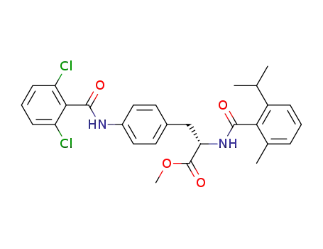 L-Phenylalanine,
4-[(2,6-dichlorobenzoyl)amino]-N-[2-methyl-6-(1-methylethyl)benzoyl]-,
methyl ester