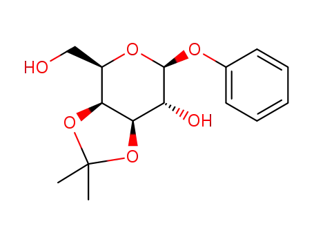 Molecular Structure of 936338-89-5 (phenyl 3,4-O-isopropylidene-β-D-galactopyranoside)