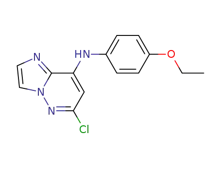 6-chloro-N-(4-ethoxy-phenyl)-imidazo[1,2-b]pyridazin-8-amine