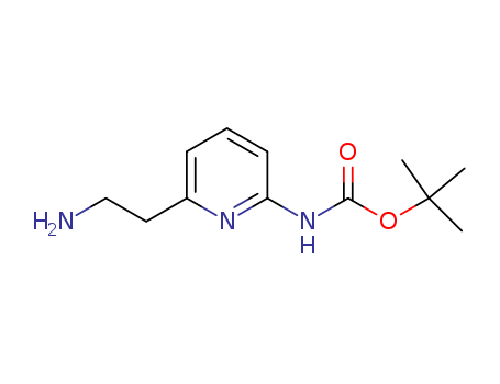 tert-butyl 6-(2-aminoethyl)pyridin-2-ylcarbamate