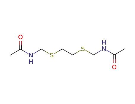 Molecular Structure of 96323-91-0 (Acetamide, N,N'-[1,2-ethanediylbis(thiomethylene)]bis-)