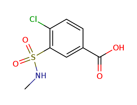 4-CHLORO-3-[(METHYLAMINO)SULFONYL]BENZOIC ACID