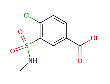 4-클로로-3-[(메틸아미노)설포닐]벤조산