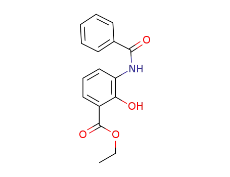 Benzoic acid, 3-(benzoylamino)-2-hydroxy-, ethyl ester