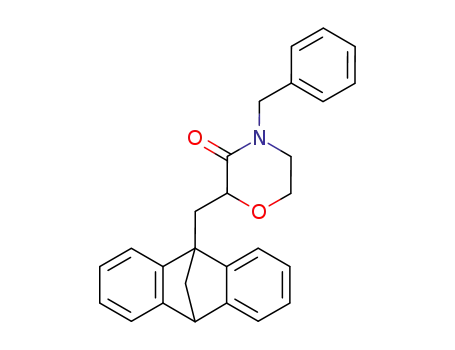 Molecular Structure of 62686-48-0 (3-Morpholinone,
2-(9,10-methanoanthracen-9(10H)-ylmethyl)-4-(phenylmethyl)-)