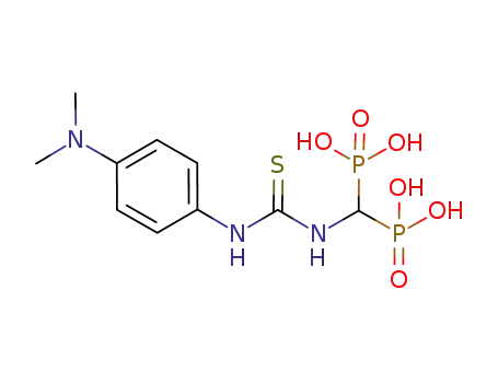 {3-[4-(dimethylamino)phenyl]thioureido}methylenebisphosphonic acid