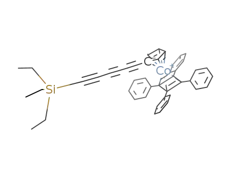 (η(4)-tetraphenylcyclobutadienyl)[η(5)-(triethylsilylhexatriynyl)cyclopentadienyl]cobalt(I)