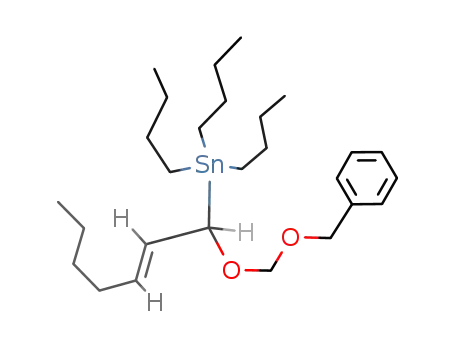 (1R,2E)-1-(tri-n-butylstannyl)-1-{(benzyloxy)methoxy}-2-heptene