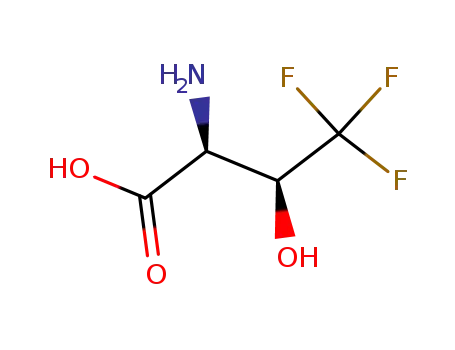 Molecular Structure of 111688-37-0 (L-Threonine, 4,4,4-trifluoro-)