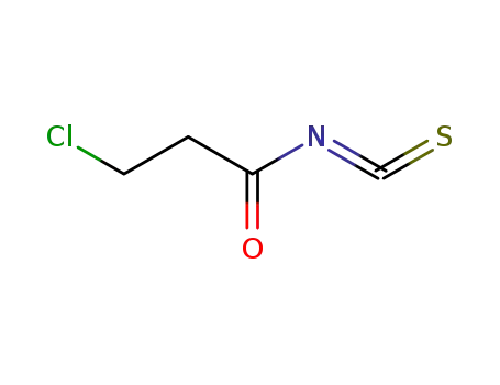 Propanoyl isothiocyanate, 3-chloro-