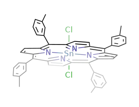 dichloro(5,10,15,20-tetra-m-tolylporphyrinato)tin(IV)