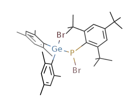 ((CH<sub>3</sub>)3C<sub>6</sub>H<sub>2</sub>)2Ge(Br)P(Br)C<sub>6</sub>H<sub>2</sub>(C(CH<sub>3</sub>)3)3