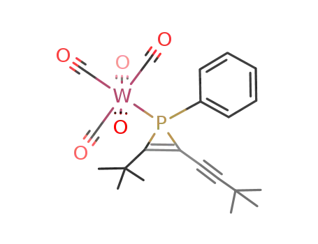Molecular Structure of 220800-58-8 ((CO)5WP(C<sub>6</sub>H<sub>5</sub>)((CH<sub>3</sub>)3CCCCCC(CH<sub>3</sub>)3))