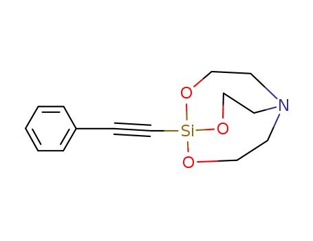 2,8,9-Trioxa-5-aza-1-silabicyclo[3.3.3]undecane, 1-(phenylethynyl)-