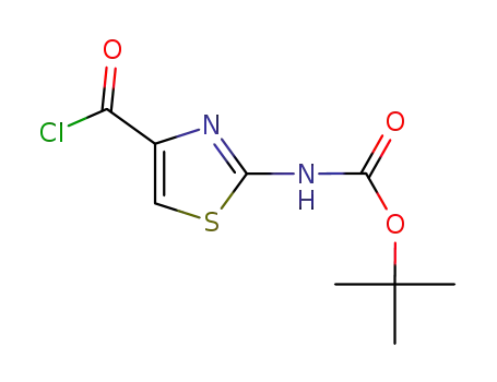 카르밤산, N-[4-(클로로카르보닐)-2-티아졸릴]-, 1,1-디메틸에틸에스테르