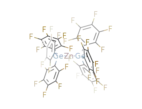 Molecular Structure of 54075-73-9 (Zinc, bis[tris(pentafluorophenyl)germyl]-)
