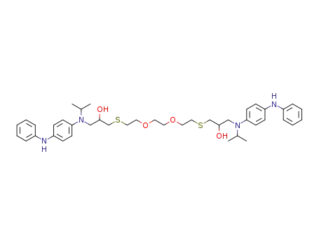 4,13-dithia-7,10-dioxa-1,16-bis[N-isopropyl-4-(phenylamino)-anilino]-2,15-dihydroxyhexadecane