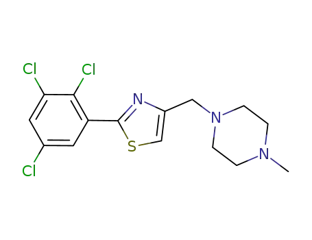 C<sub>15</sub>H<sub>16</sub>Cl<sub>3</sub>N<sub>3</sub>S