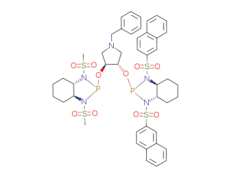 (S,S,S,S,S,S)-BnNC<sub>4</sub>H<sub>6</sub>(OP(((2-Naph)SO<sub>2</sub>N)2C<sub>6</sub>H<sub>10</sub>))(OP((MeSO<sub>2</sub>N)2C<sub>6</sub>H<sub>10</sub>))
