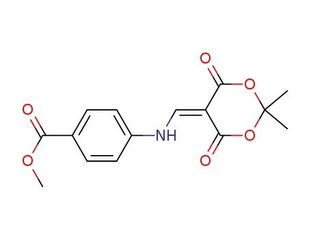 Methyl 4-((2,2-diMethyl-4,6-dioxo-1,3-dioxan-5-ylidene)MethylaMino)benzoate