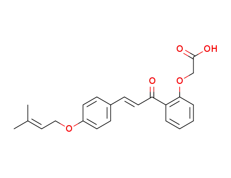 Acetic acid,
[2-[3-[4-[(3-methyl-2-butenyl)oxy]phenyl]-1-oxo-2-propenyl]phenoxy]-
