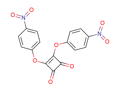 Molecular Structure of 864434-03-7 (3-Cyclobutene-1,2-dione, 3,4-bis(4-nitrophenoxy)-)
