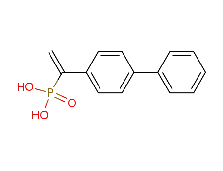 Molecular Structure of 478490-56-1 (Phosphonic acid, (1-[1,1'-biphenyl]-4-ylethenyl)-)