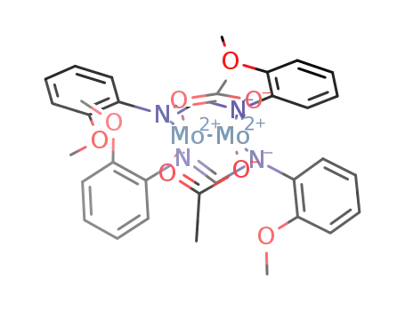 trans-[Mo<sub>2</sub>(acetate)2(N,N'-di(2-methoxyphenyl)formamidinate)2]