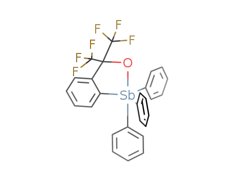3,3-bis(trifluoromethyl)-1,1,1-triphenyl-3H-2,1-benzoxastibole