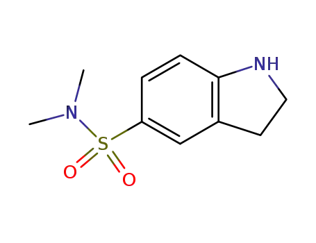 Molecular Structure of 99169-99-0 (N,N-Dimethylindoline-5-sulfonamide)