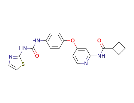 N-[4-(2-Cyclobutanecarbonylaminopyridin-4-yl)oxyphenyl]-N'-(2-thiazolyl)urea