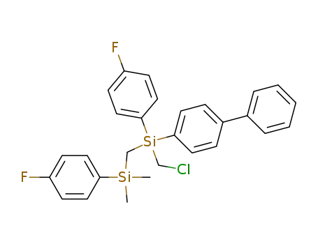 1-chloro-2,4-bis(4-fluorophenyl)-4-methyl-2-(4-phenylphenyl)-2,4-disilapentane