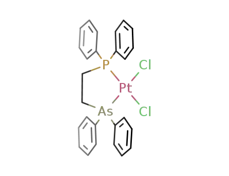{PtCl<sub>2</sub>(1-diphenylarsino-2-diphenylphosphinoethane)}