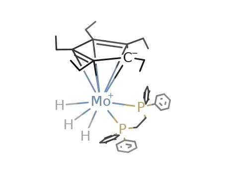 (η5-pentaethylcyclopentadienyl)molybdenum(IV)H3(1,2-(diphenylphosphino)ethane)