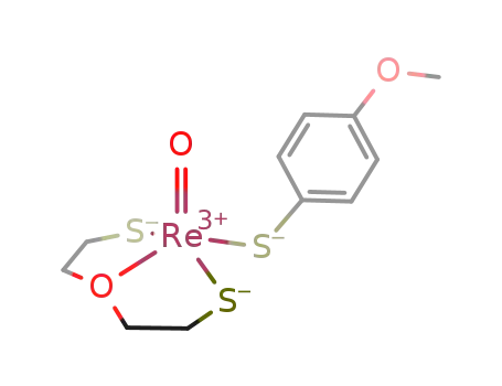 (4-methoxybenzenethiolato)(3-oxapentane-1,5-dithiolato)oxorhenium(V)