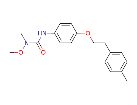 1-methoxy-1-methyl-3-[4-[2-(4-methylphenyl)ethoxy]phenyl]urea