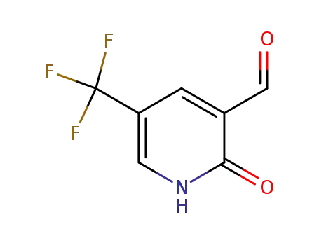 Molecular Structure of 129904-48-9 (2-Hydroxy-5-trifluoromethyl-pyridine-3-carbaldehyde)