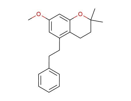 2,2-dimethyl-7-methoxy-5-(2-phenylethyl)chroman