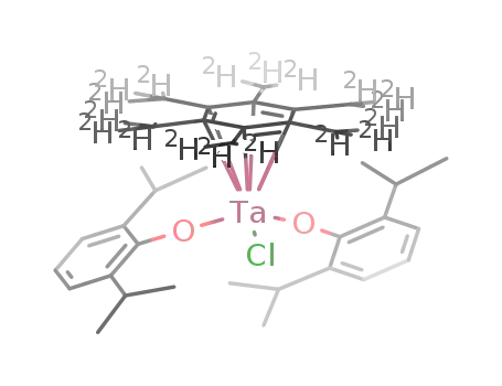 (η6-C6(CD3)6)Ta(2,6-OC6H3(i-Pr)2)2Cl