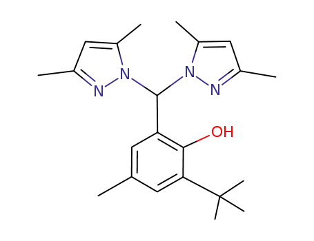 (3-tert-butyl-2-hydroxy-5-methylphenyl)bis(3,5-dimethyl-1-pyrazolyl)methane