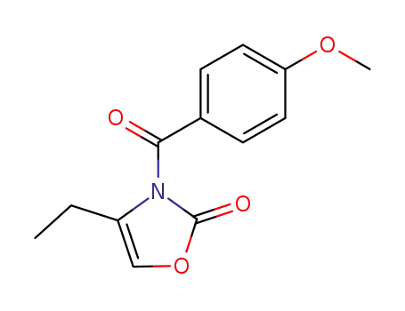 4-ethyl-3-(4-methoxy-benzoyl)-3<i>H</i>-oxazol-2-one