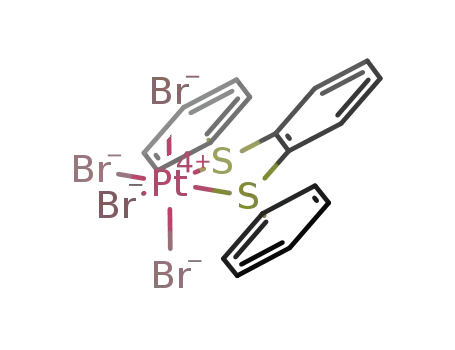 [Pt(o-C<sub>6</sub>H<sub>4</sub>(SPh)2)Br<sub>4</sub>]