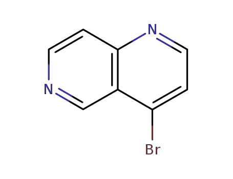 Molecular Structure of 5268-14-4 (4-bromo-1,6-naphthyridine)